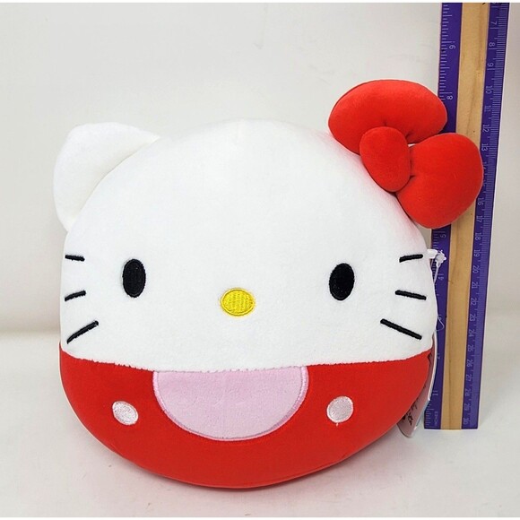 Squishmallows Hello Kitty Red 2024 8" Plush Stuffed Toy Sanrio Kelly Toys - Picture 5 of 5